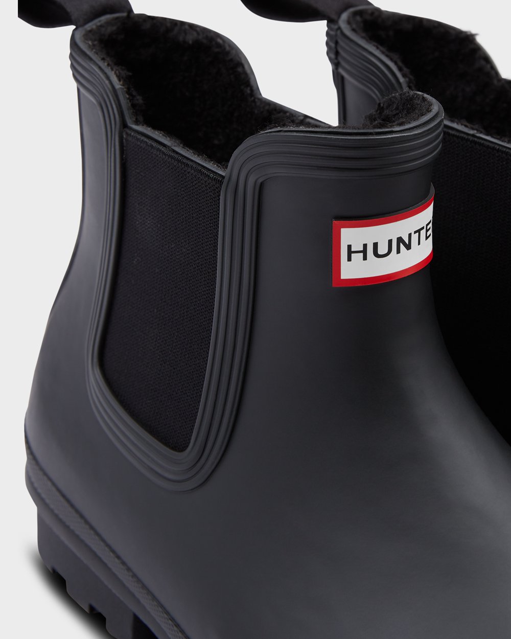 Hunter Hombre Original Insulated - Botas Chelsea Negras - 709-ODKMIU